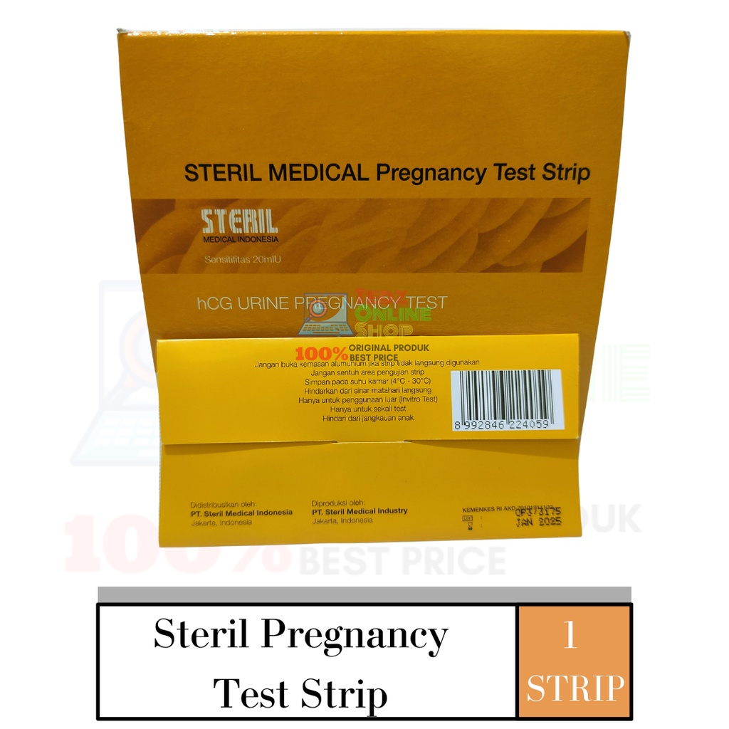 Steril Medical Pregnancy Tes Kehamilan