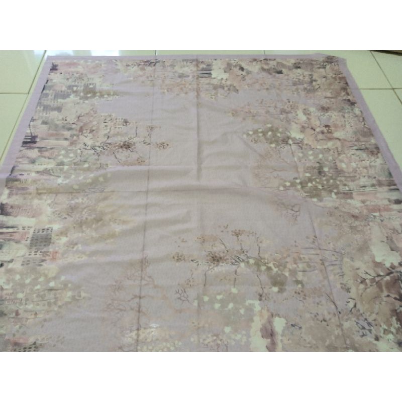 PRELOVED BUTTONSCARVES ❗NEW YORK COLLECTOR SQUARE VOAL LILAC BUTTONSCARVES