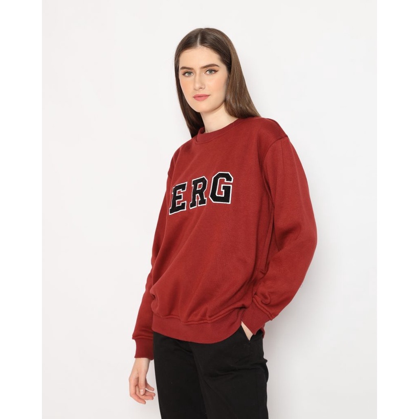 Outerwear Unisex Erigo Sweatshirt Kazuko Fleece Maroon Original