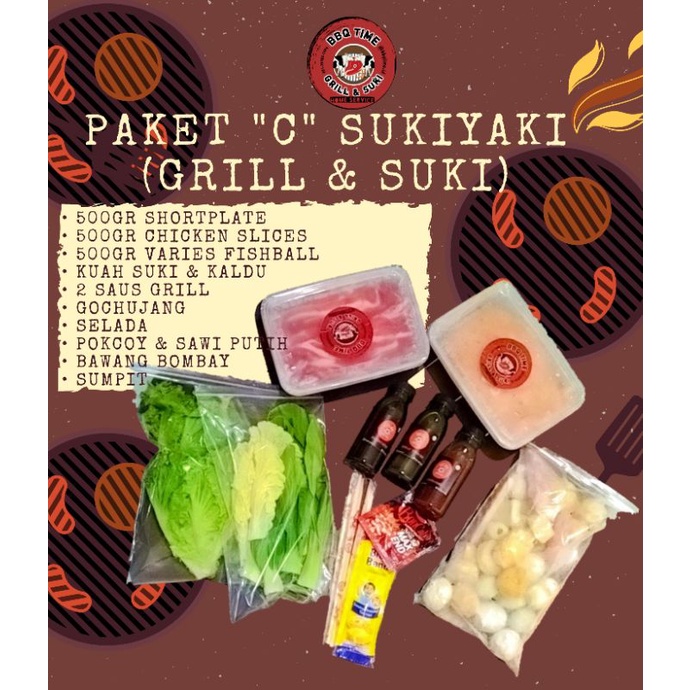 

Paket "C" Sukiyaki (Grill & Suki)