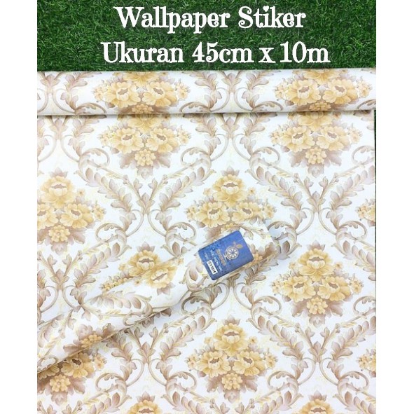 Wallpaper Dinding Motif Batik Gold Best Seller Wallpaper Best Seller