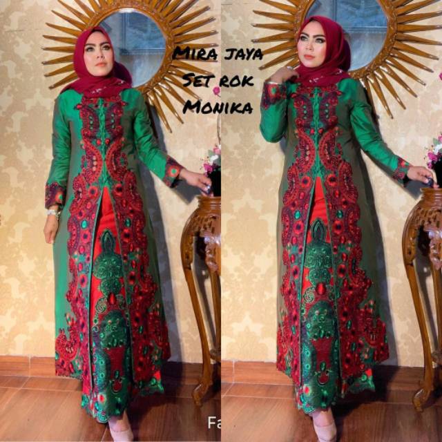 KEBAYA PESTA > SET KEBAYA MONICA - BY MIRA JAYA //BUSANA TERBARU 2021