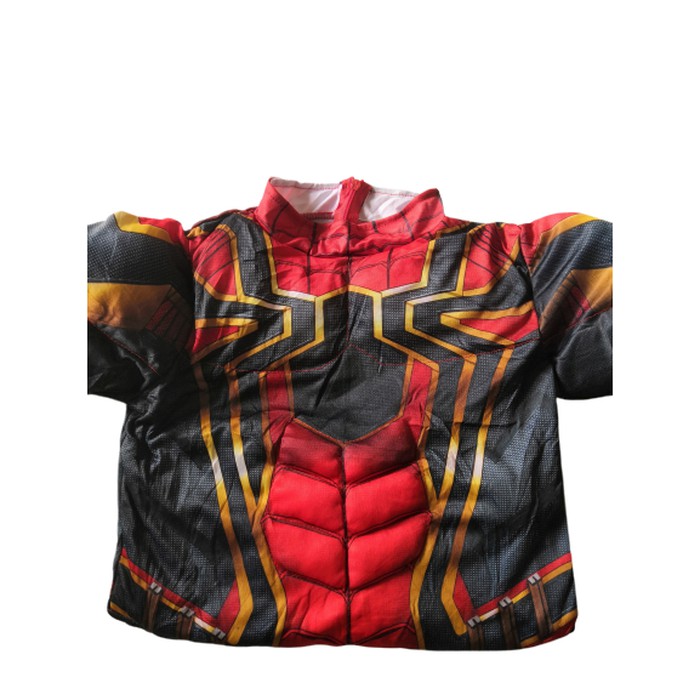 Kostum Import Otot Spiderman Anak Iron Spider Cosplay Ultah Busa Superhero Costume Ulang Tahun