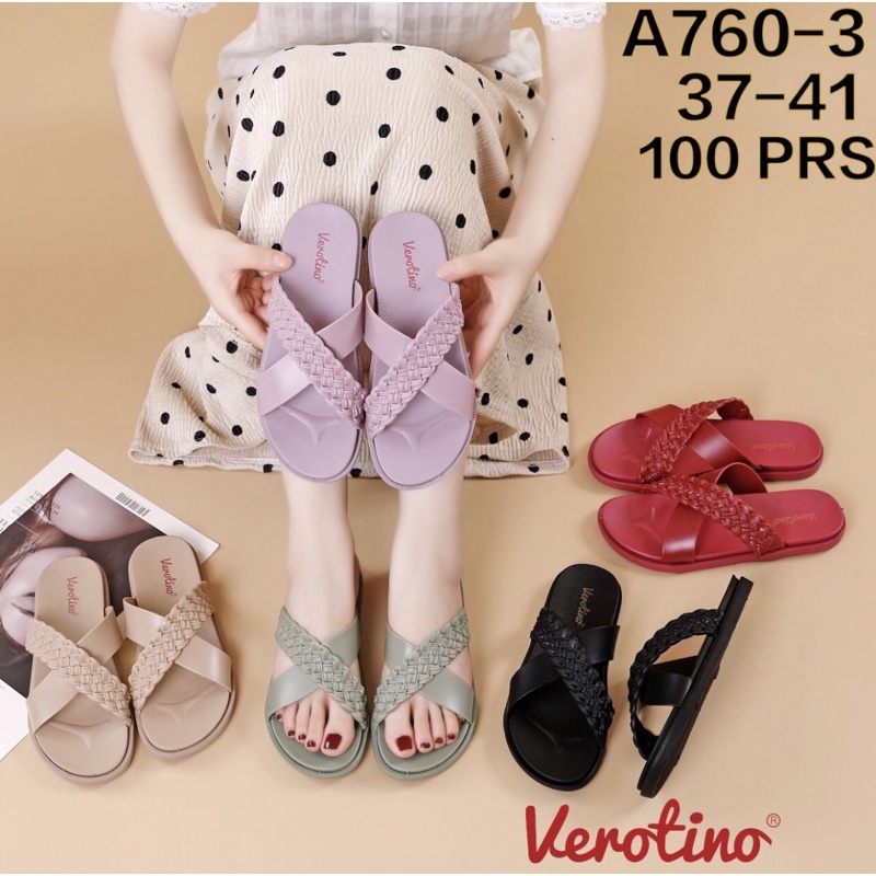 (GROSIR) (Rp21.850 x 5 pasang) Sandal Wanita Jelly Tali Kepang / Sandal Wanita Import / Sandal Selop