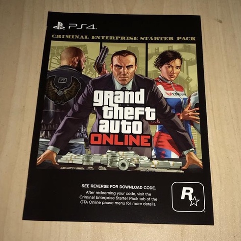 [PS4] GTA V Online Criminal Enterprise Starter Pack (R3) 5 DLC Add On Premium PS5 PS 4 Region 3 Reg3
