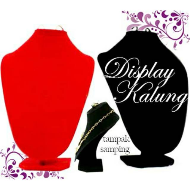 Display Kalung/ Manekin Leher/ Temp PERHIASAN KALUNG model PANJANG