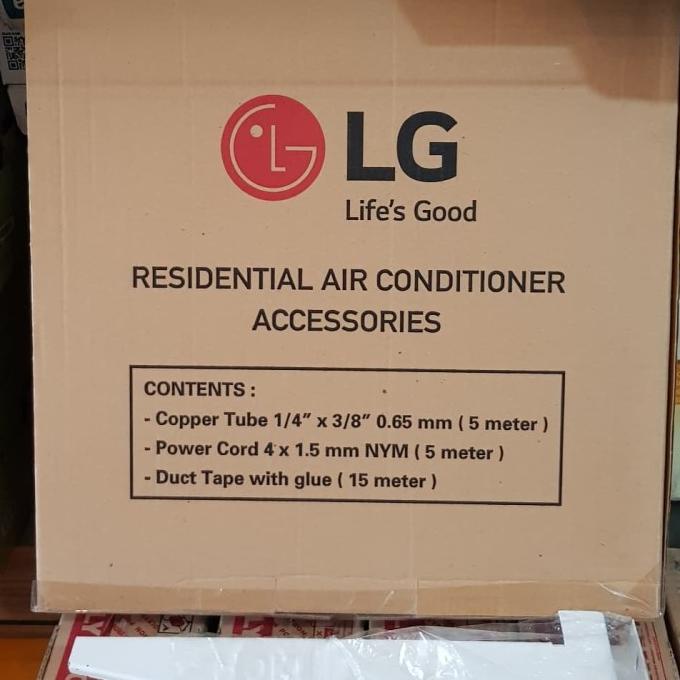 Best Seller Promo Gila... Pipa Set Ac Lg Pipa 5M + Kabel 5M + Ducktape + Brecket