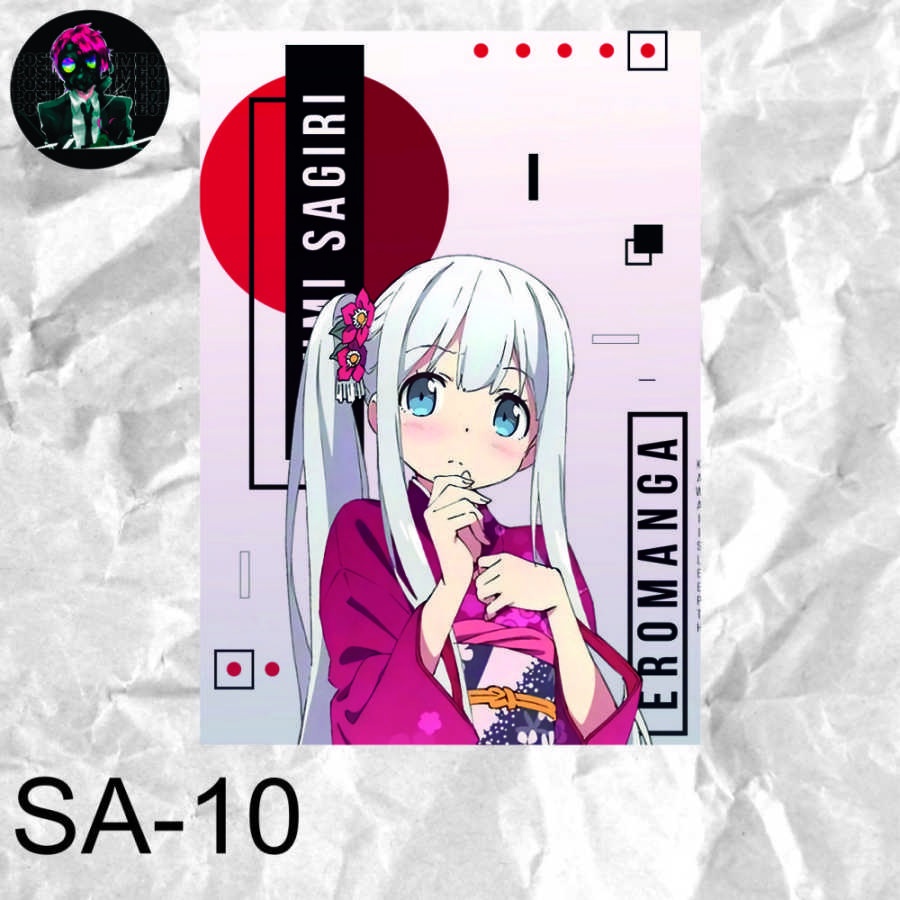 Poster Anime Aesthetic Eromanga Sense [SAGIRI]  Poster Aesthetic Anime Eromanga Sensei|Poster Sagiri-ESA10