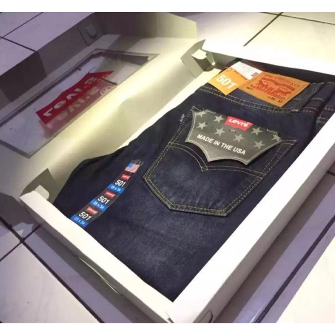 Celana Jeans Pria Levis 501 Original Made In Usa Import Levis 501