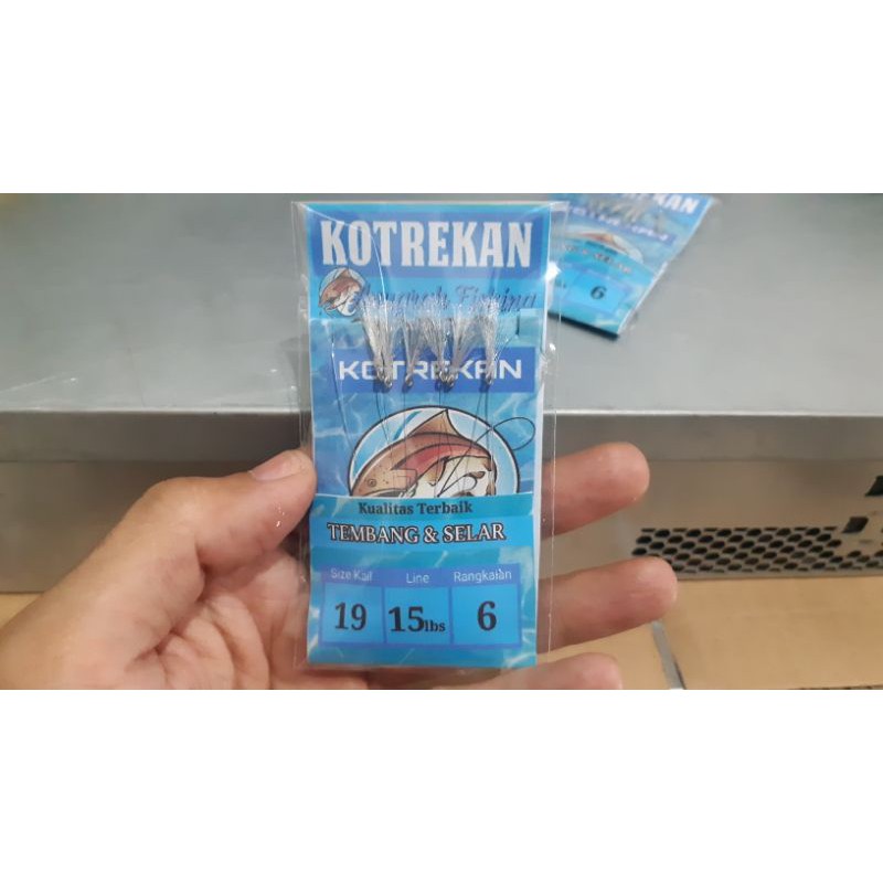 Sabiki Kotrekan ikan tembang dan ikan selar