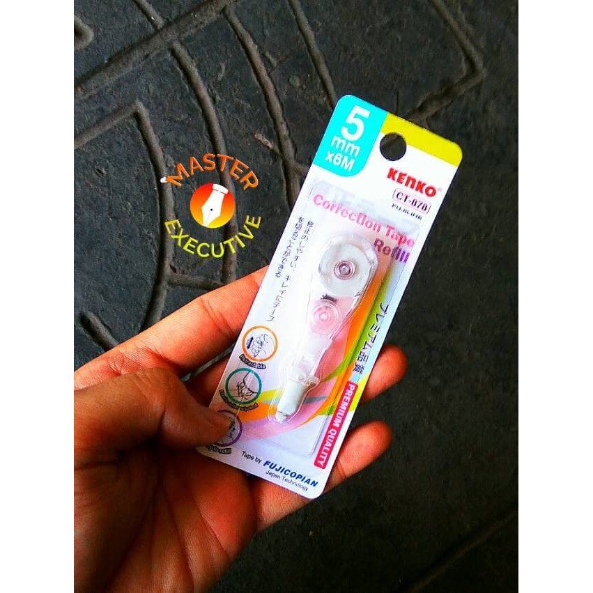 

Stok Ready Kenko Isi Fujiline Refill Correction Tape Tip Ex Kering Kertas CT 878 Murah