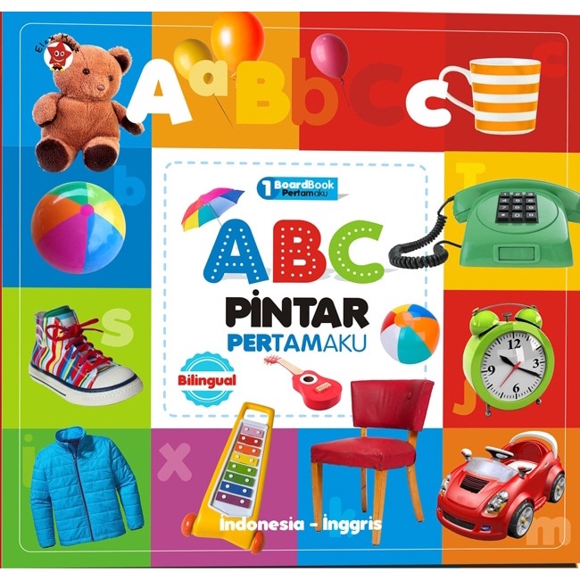 BARU Buku ABC Pintar Pertamaku (Soft Cover) . Indonesia-Inggris