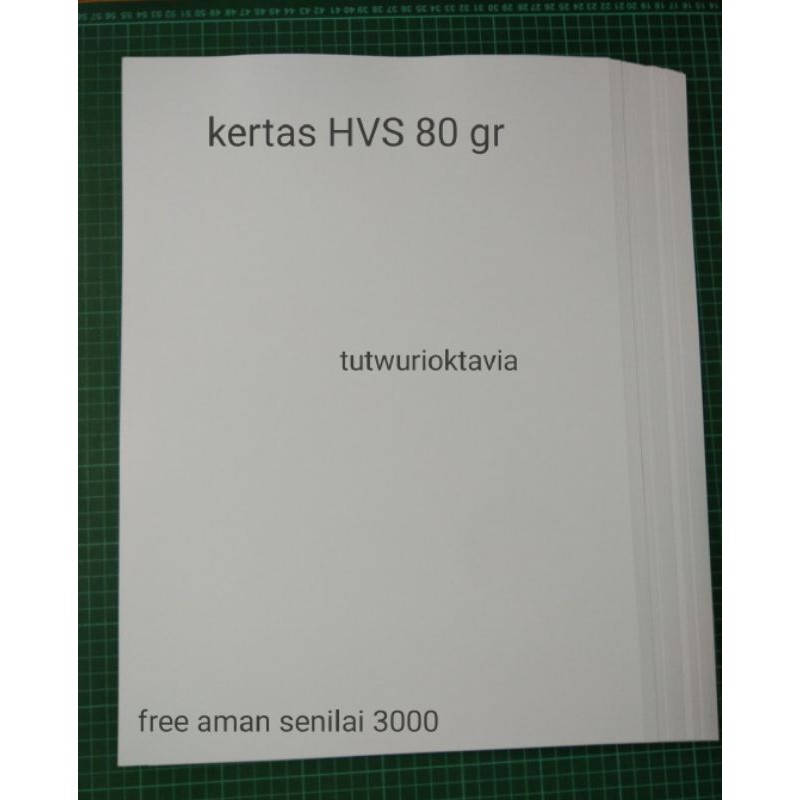 

kertas HVS 80 GSM ukuran A6 isi 500 lembar