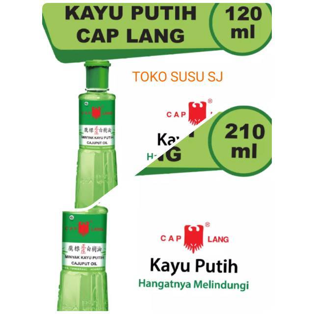 CAP LANG MINYAK KAYU PUTIH 120 ML 210 ML/CAPLANG/ 120ML/210ML/CAJUPUT