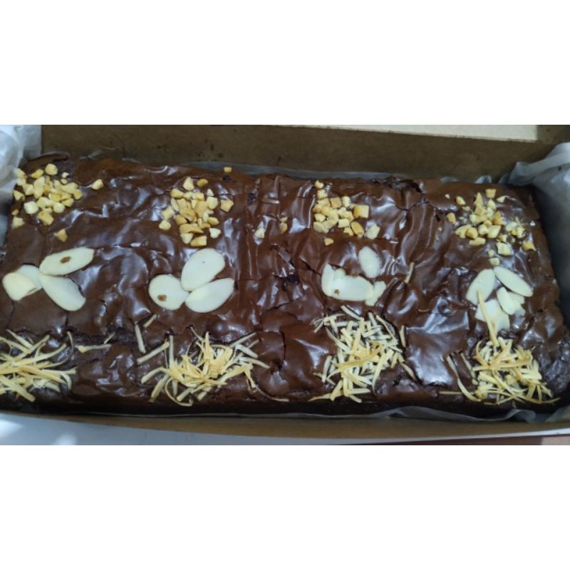 

Fudgy Brownies, brownies panggang