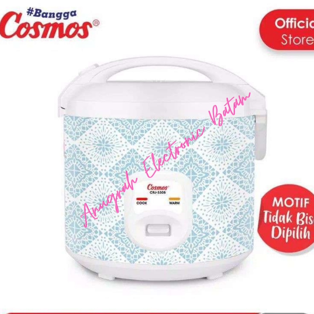 COSMOS RICE COOKER / MAGIC COM CRJ 3305 / CRJ-3305 (1,8 LITER) BATAM