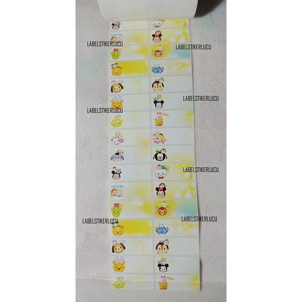 

Sticker Label Motif Tsum tsum (isi 42pcs) variasi gambar