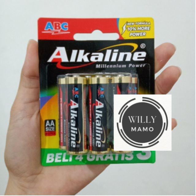 Baterai ABC Alkaline AA isi 7