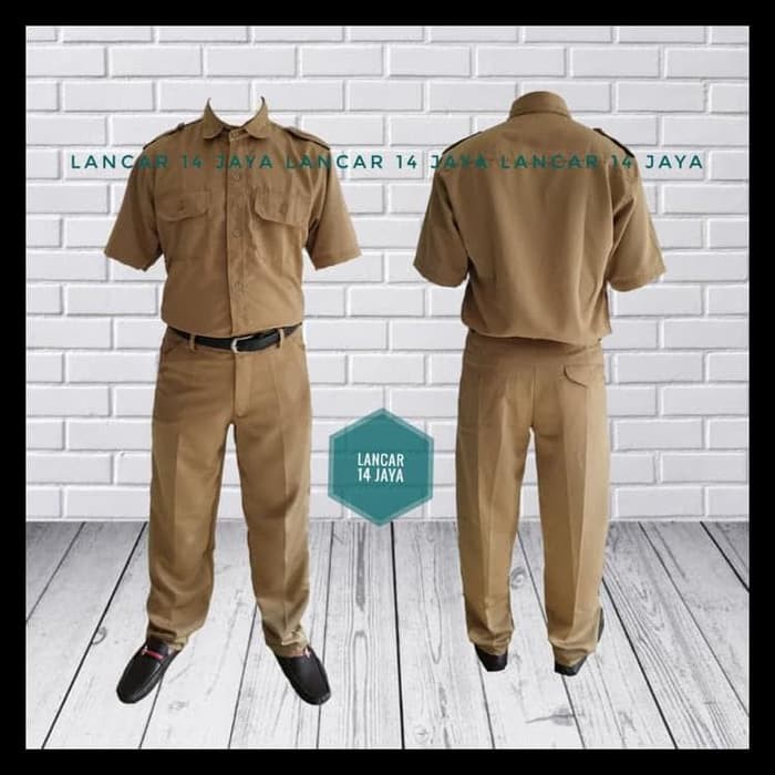 MalangTactical           Seragam Keki Pemda Pns/ Setelan Baju Keki Pemda Pns Cowok