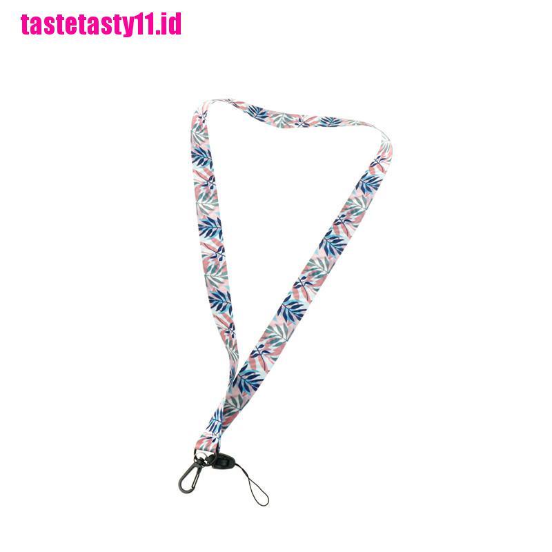 【TTID】leaves neck strap lanyards for keys id card phone straps holder diy hang