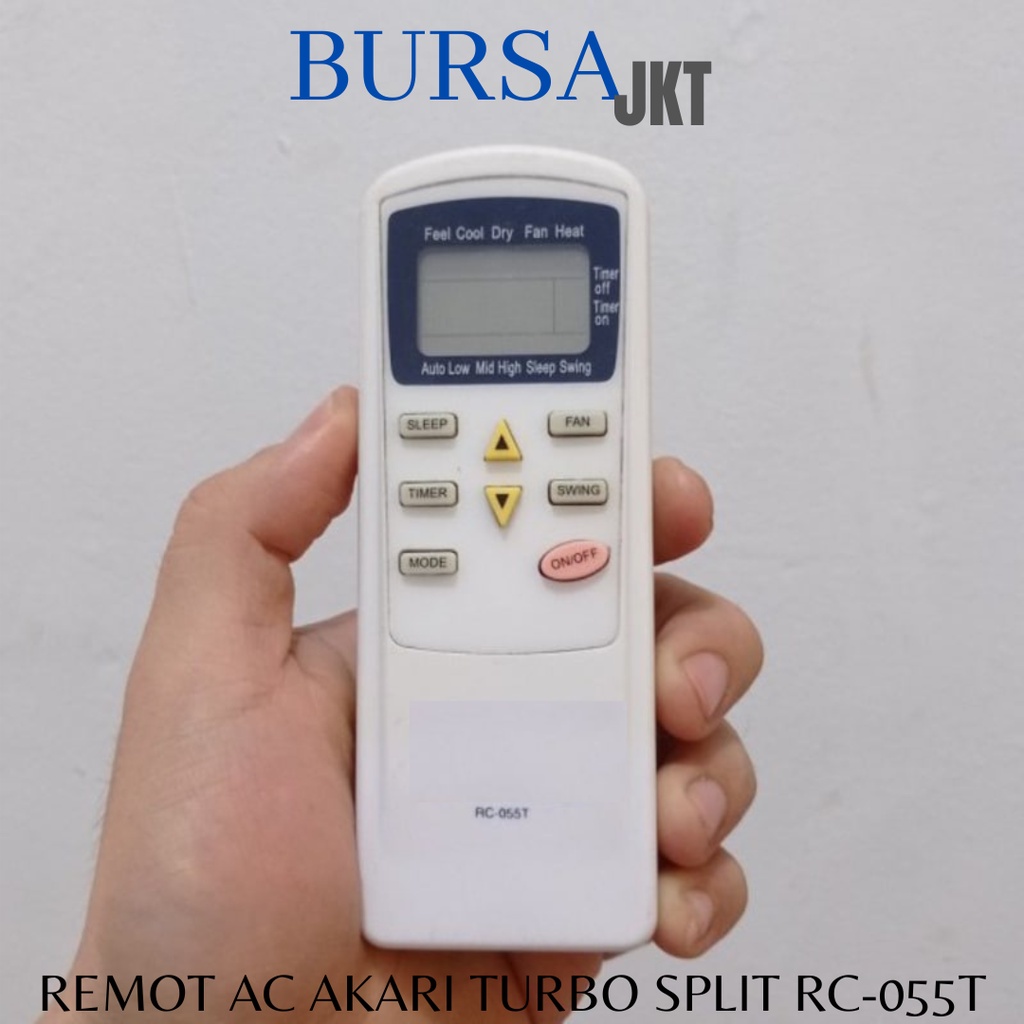 REMOTE AC AKARI TURBO COOL RC-055T SPLIT INVERTER