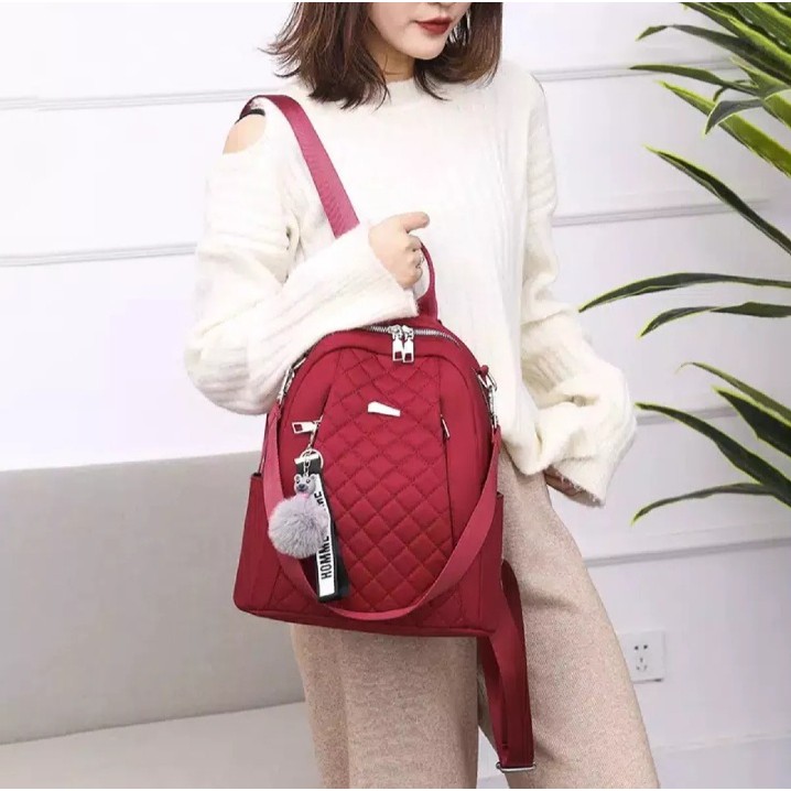 Tas Ransel wanita terbaru /Ransel Irrana/ Backpack Korea multifungsi/Tas Gendong/tas gemblok