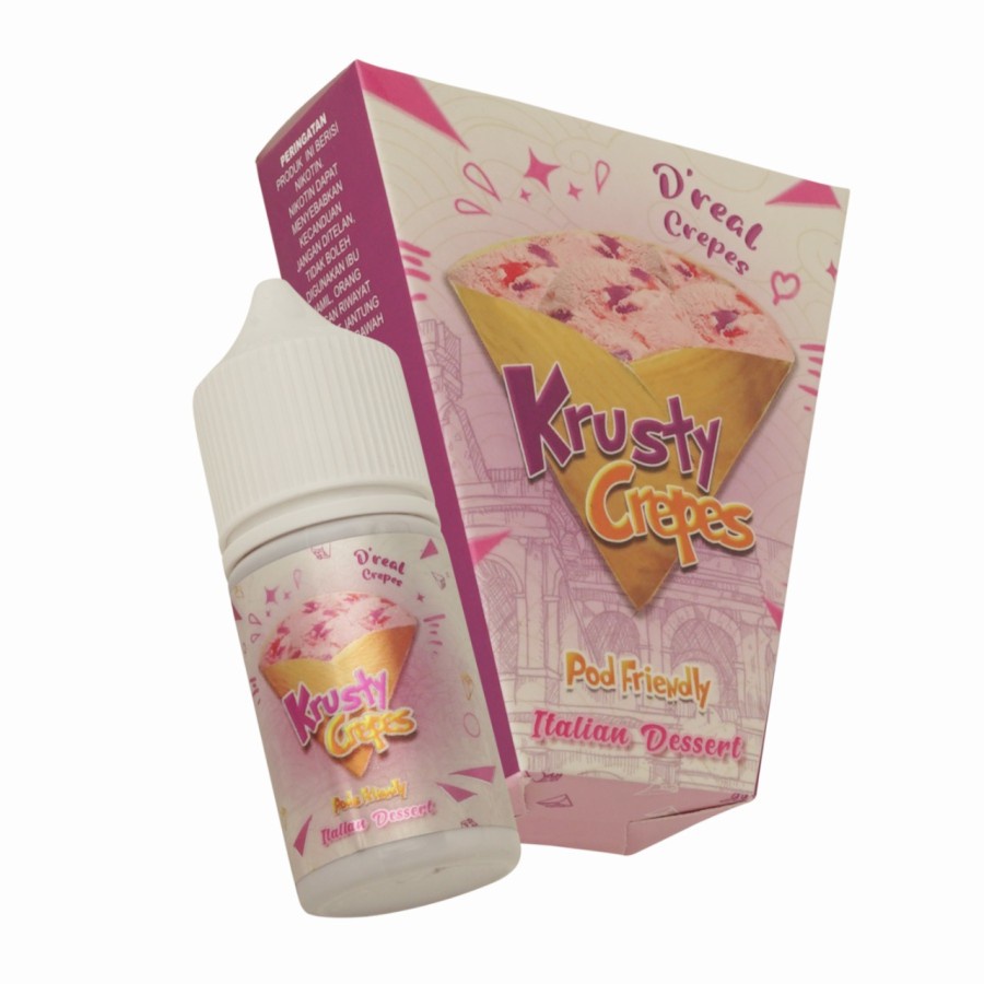 LIQUID KRUSTY CREPES 30ML AUTHENTIC KRUSTY CREPES PODS FRIENDLY LIQUID