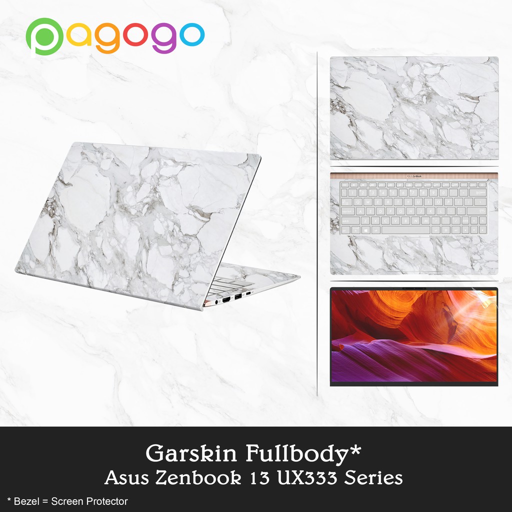 Garskin Laptop Sticker Laptop Asus Zenbook 13 UX333 UX333F UX333FA UX333FN Fullbody