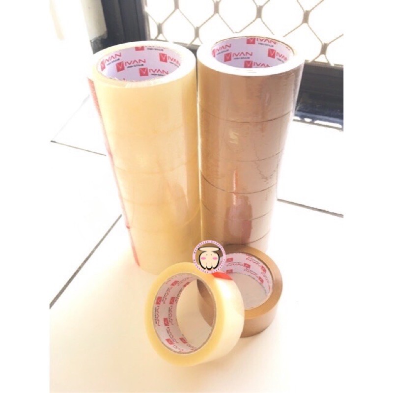 

LAKBAN IVANOPPTAPE SUPER LENGKET BENING / COKLAT 90 YARD SATUAN