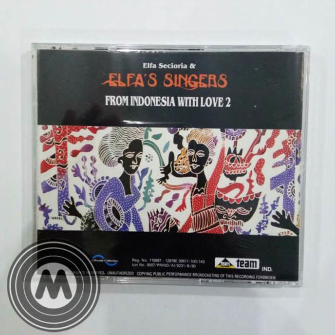 SALE CD ORI ELFA SECIORIA & ELFA'S SINGERS - FROM INDONESIA WITH LOVE 2 MURAH