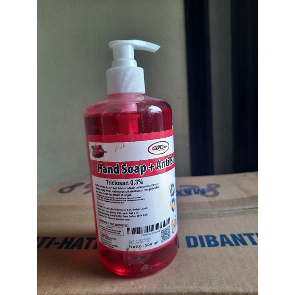 Handwash Antiseptic bukan sabun biasa 500 ml Standar Medis Izin Kemenkes