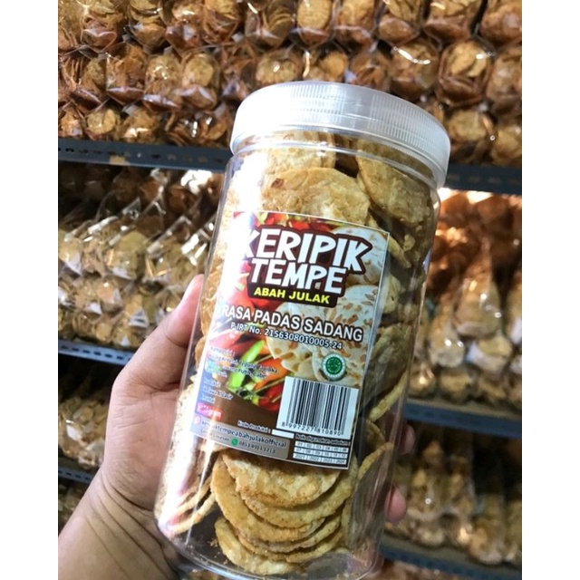 

keripik tempe toples mini