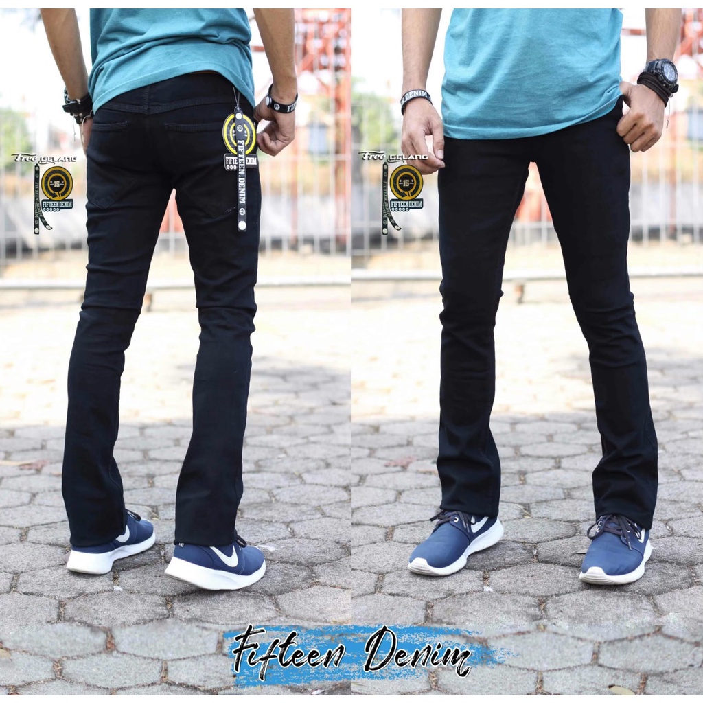 Celana jeans pria cutbray terkini/celana jeans pria