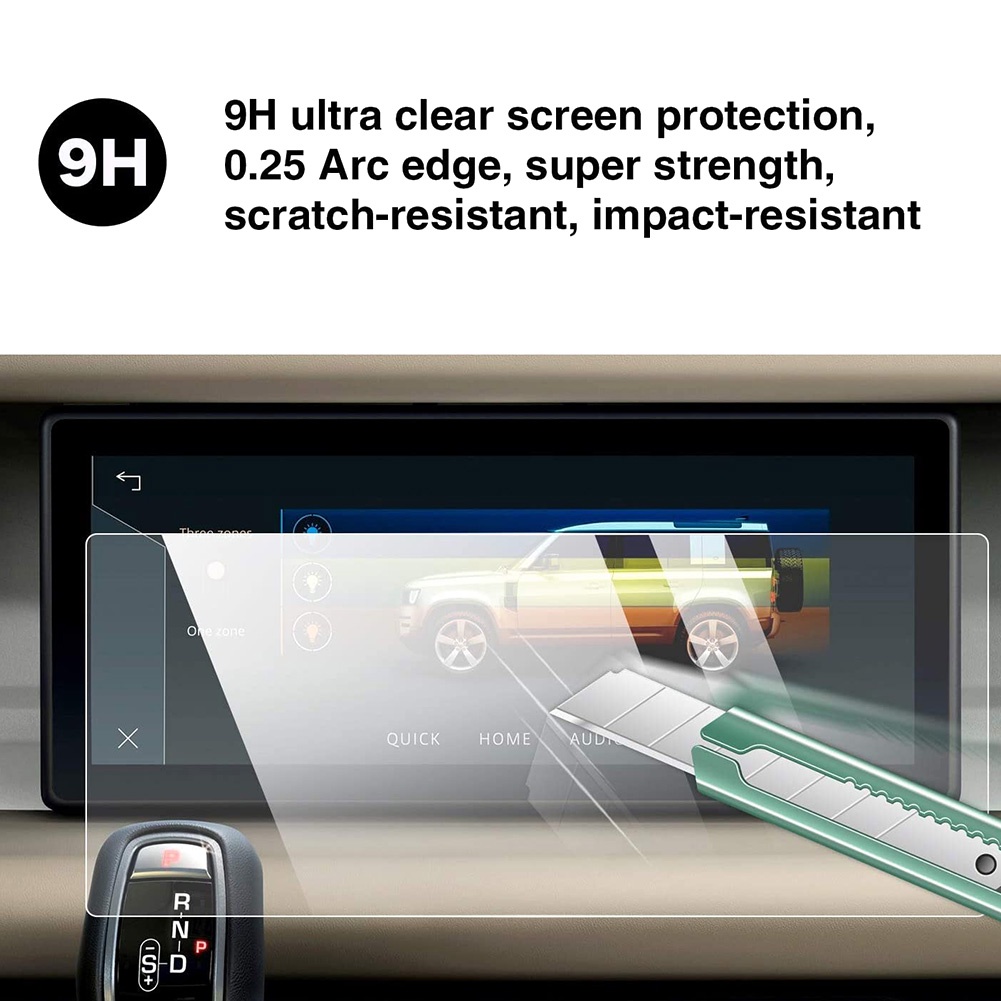 For 2020 2021 2022 Land Rover Defender 90 110 10-Inch GPS Navigation Touchscreen Protector Display Tempered Glass Film