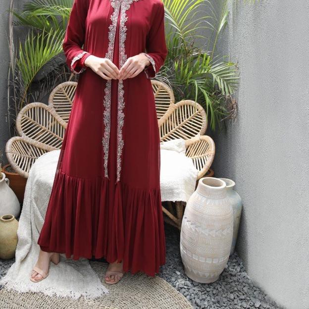 ♙ KAFTAN LEBARAN 2021 | KAFTAN SAFIRA CERUTTY by Kaftan Jakarta Kaftan Wanita Terbaru ♀