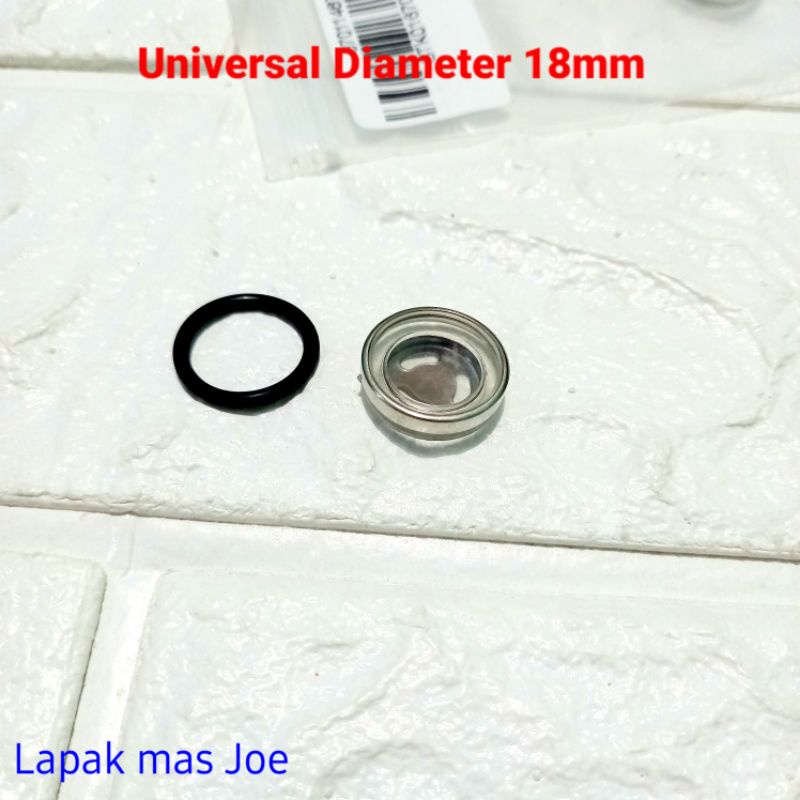 Kaca Intip Minyak Master Rem Motor Universal Diameter 18mm Rx King Scorpio Vixion Jupiter Supra Vega
