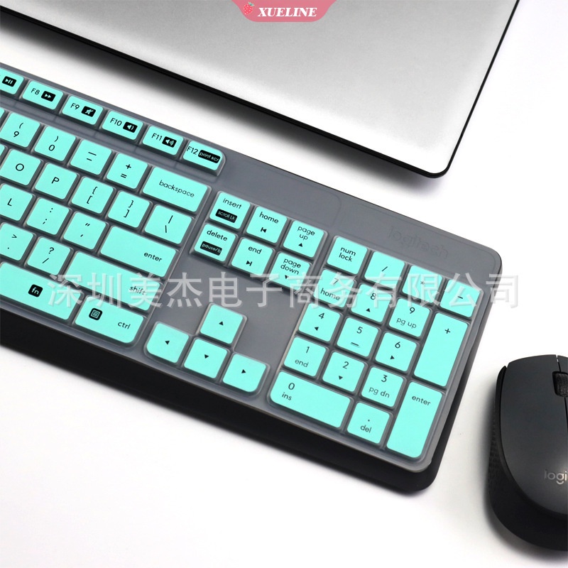 Casing Pelindung Keyboard Logitech MK315 MK235 K375 Universal Bahan Silikon Tahan Air Dan Debu