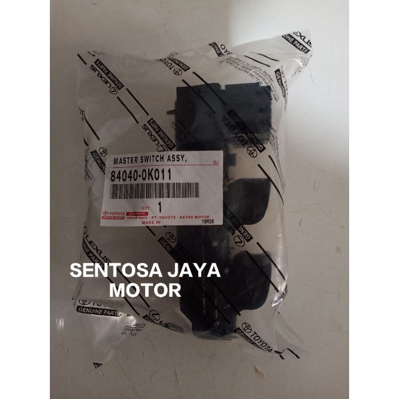 SAKLAR SWITCH MASTER POWER WINDOW INDUK RH INNOVA REBORN ORIGINAL