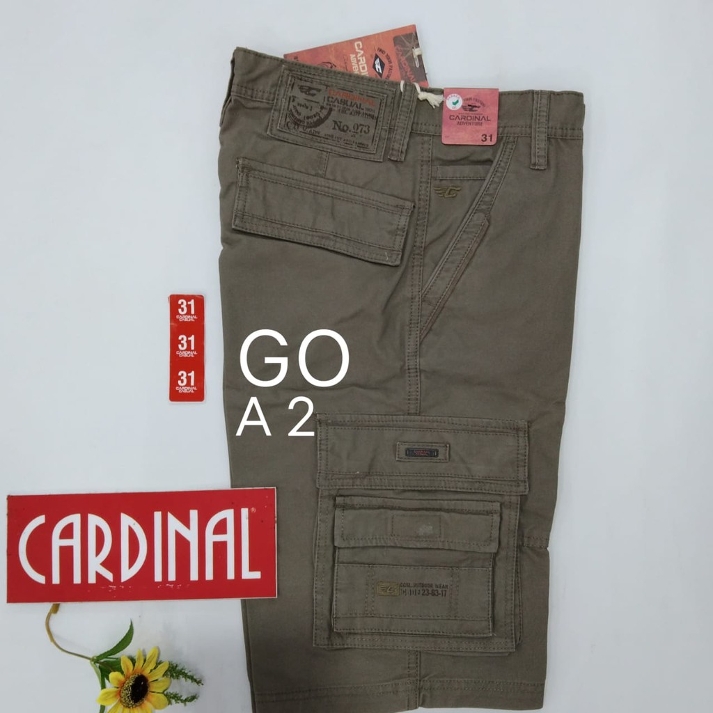 gof 31-KPL 1 CARDINAL KEMPOL CASUAL Celana Pendek Cowok Celana Kempol Fashion Pria Brand Kekinian