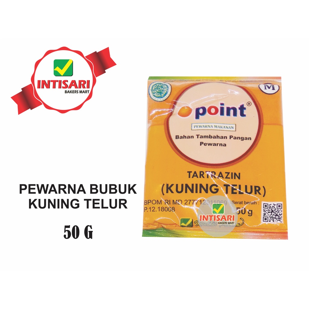 PEWARNA BUBUK KUNING TELUR 50 g