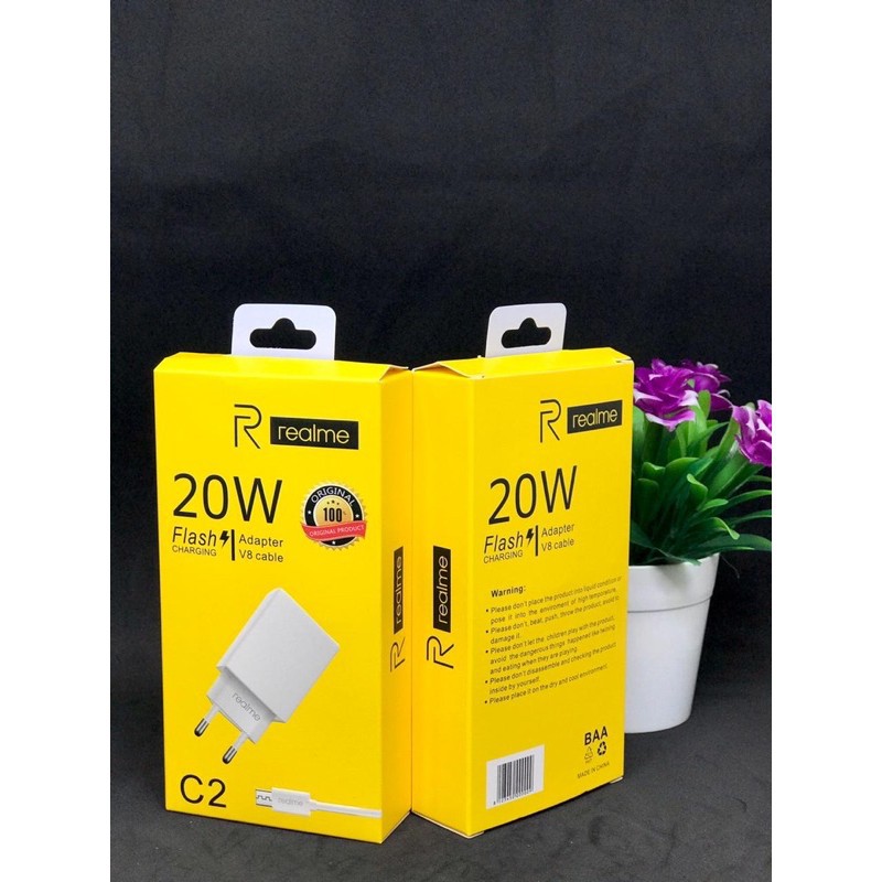 PROMO CHARGER REALME C2 20W ORI MICRO/ TYPE C