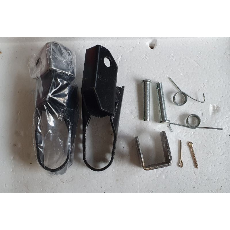 footstep kecil untuk motor trail warna hitam