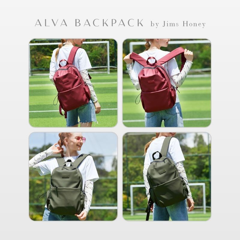 ALVA JIMSHONEY BAG JINJING SLEMPANG PUNGGUNG BACKPACK RANSEL SERBAGUNA ANTI AIR