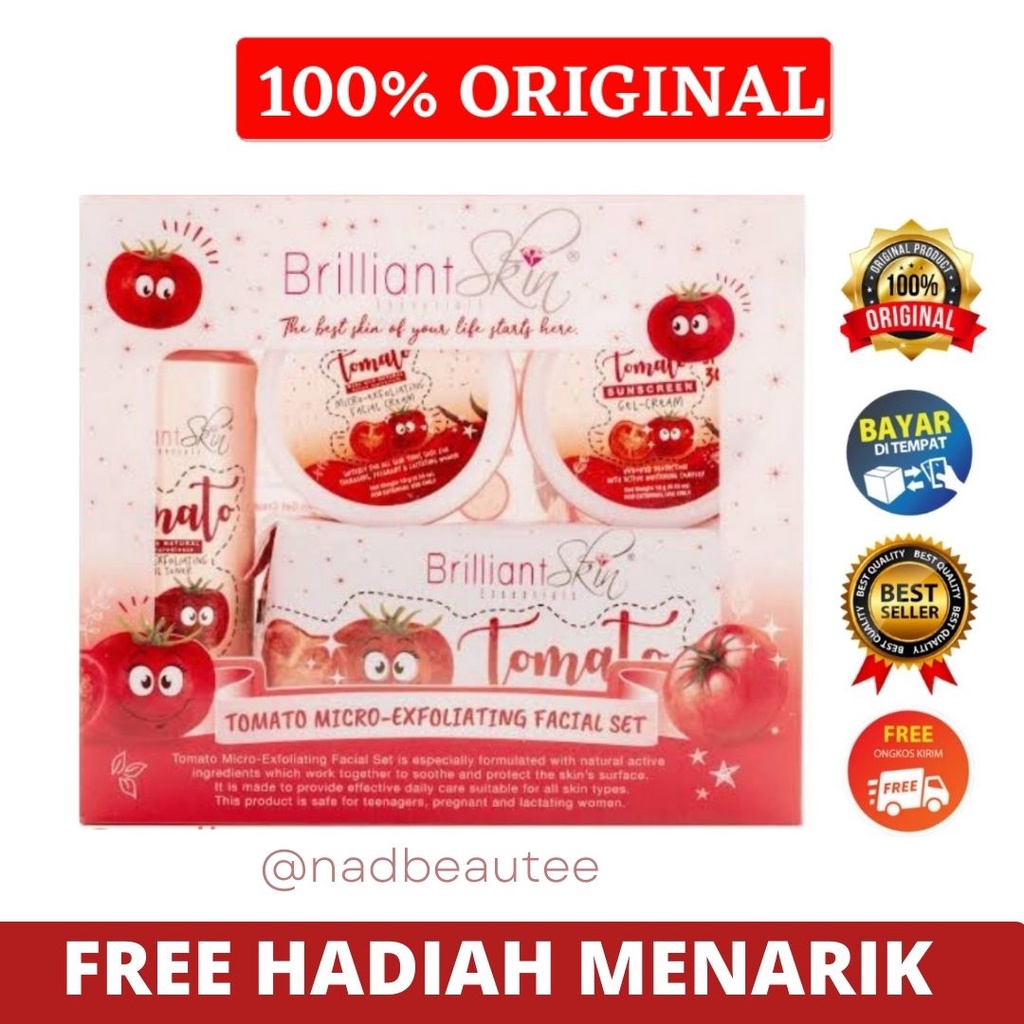 PAKET BRILLIANT TOMATO SKIN CARE FILIPINA 100% ORIGINAL