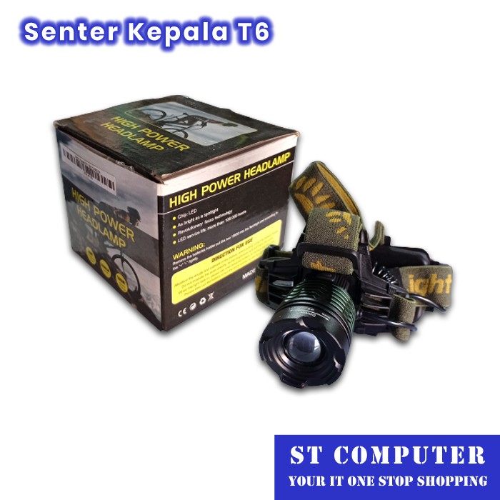 Senter Kepala / Headlamp T6 Super Terang