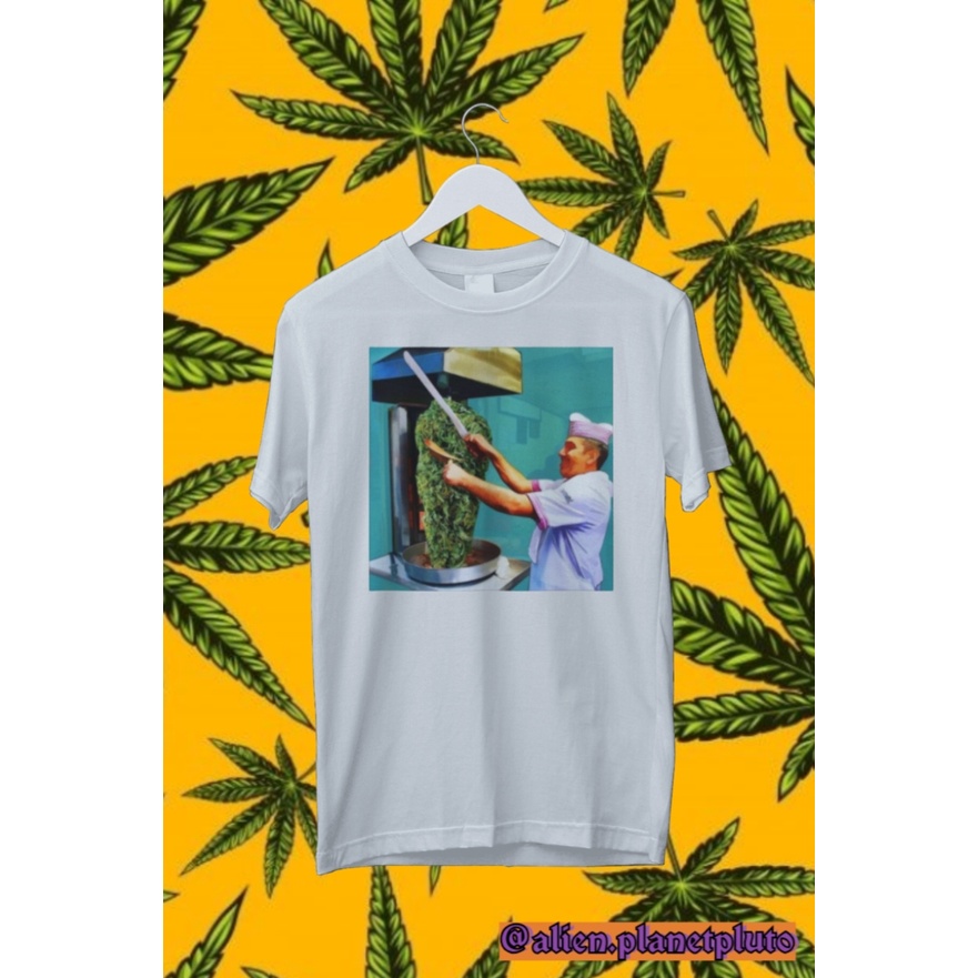 Alien Planet Pluto-Cannabis Series T-shirts Kebab Cannabis