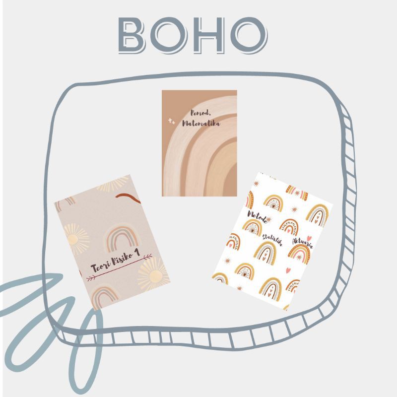 Binder Divider Custom Pembatas binder Boho