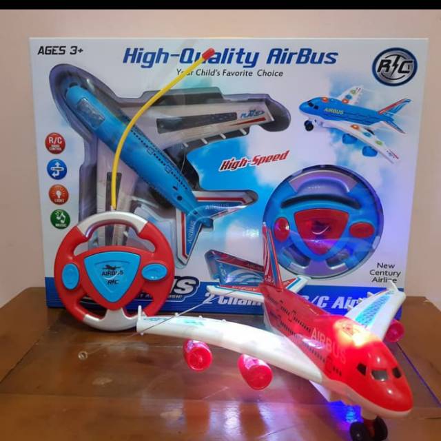 Rc Pesawat Terbang Airbus Mainan Remote Control Pesawat Terbang Mainan Pesawat Terbang Shopee Indonesia