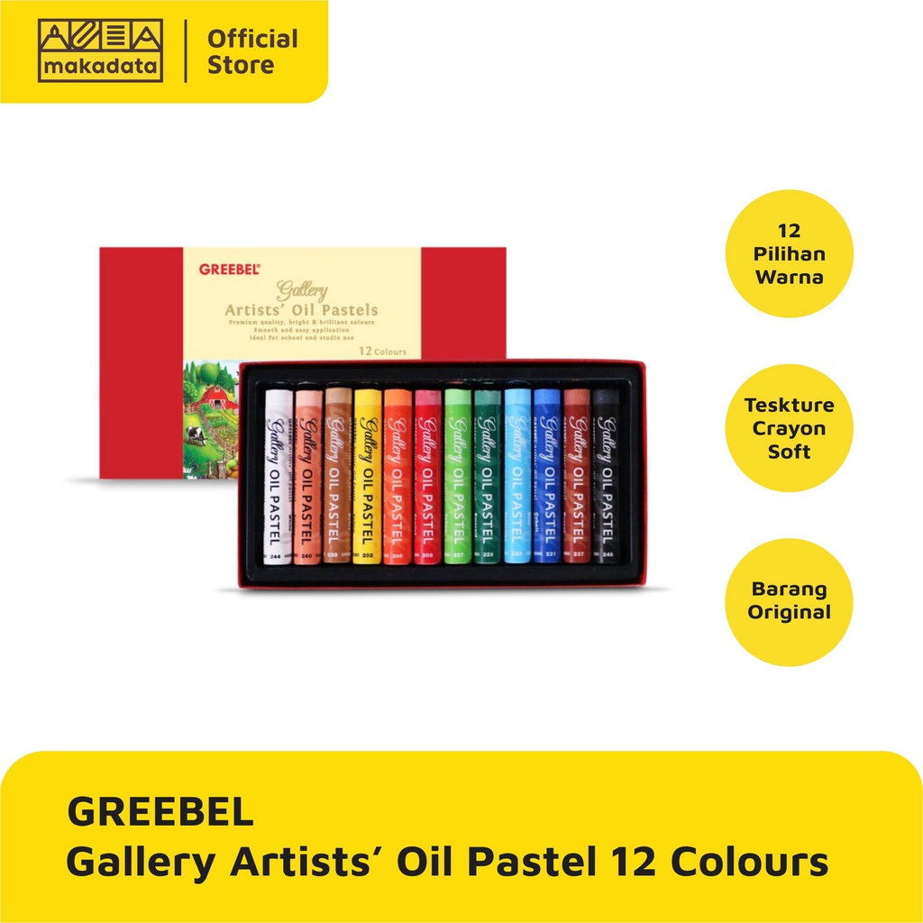 

CRAYON OIL PASTEL GREEBEL ARTIST 12 WARNA MURAH