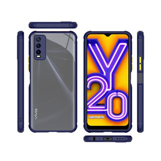 Vivo Y20 Y20S Y20i Y12S Case Softcase Crystal Color Case